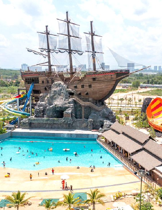 SplashMania Waterpark in Selangor, Malaysia